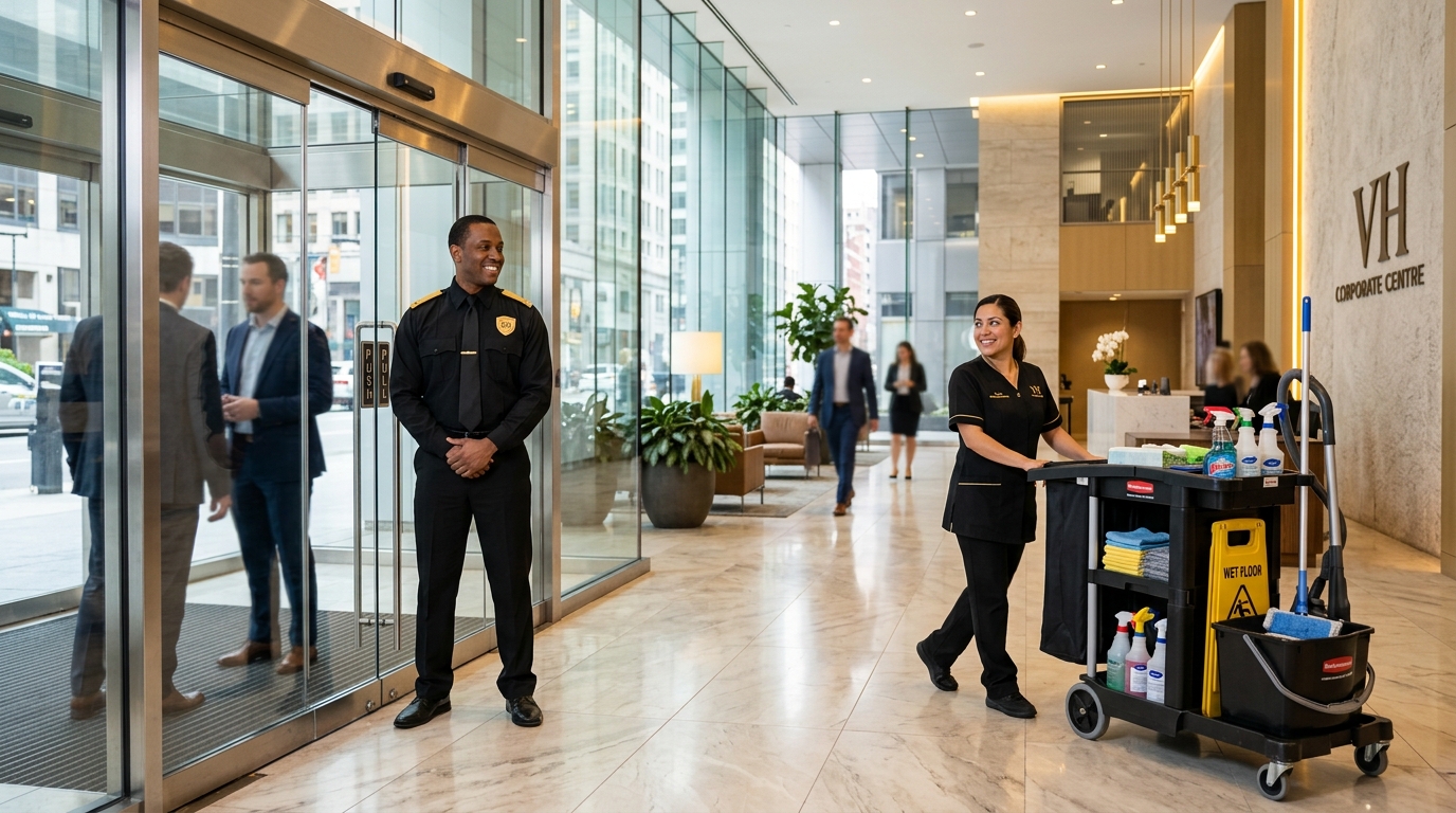 Equipe de Facilities e Terceirização VH Serviços